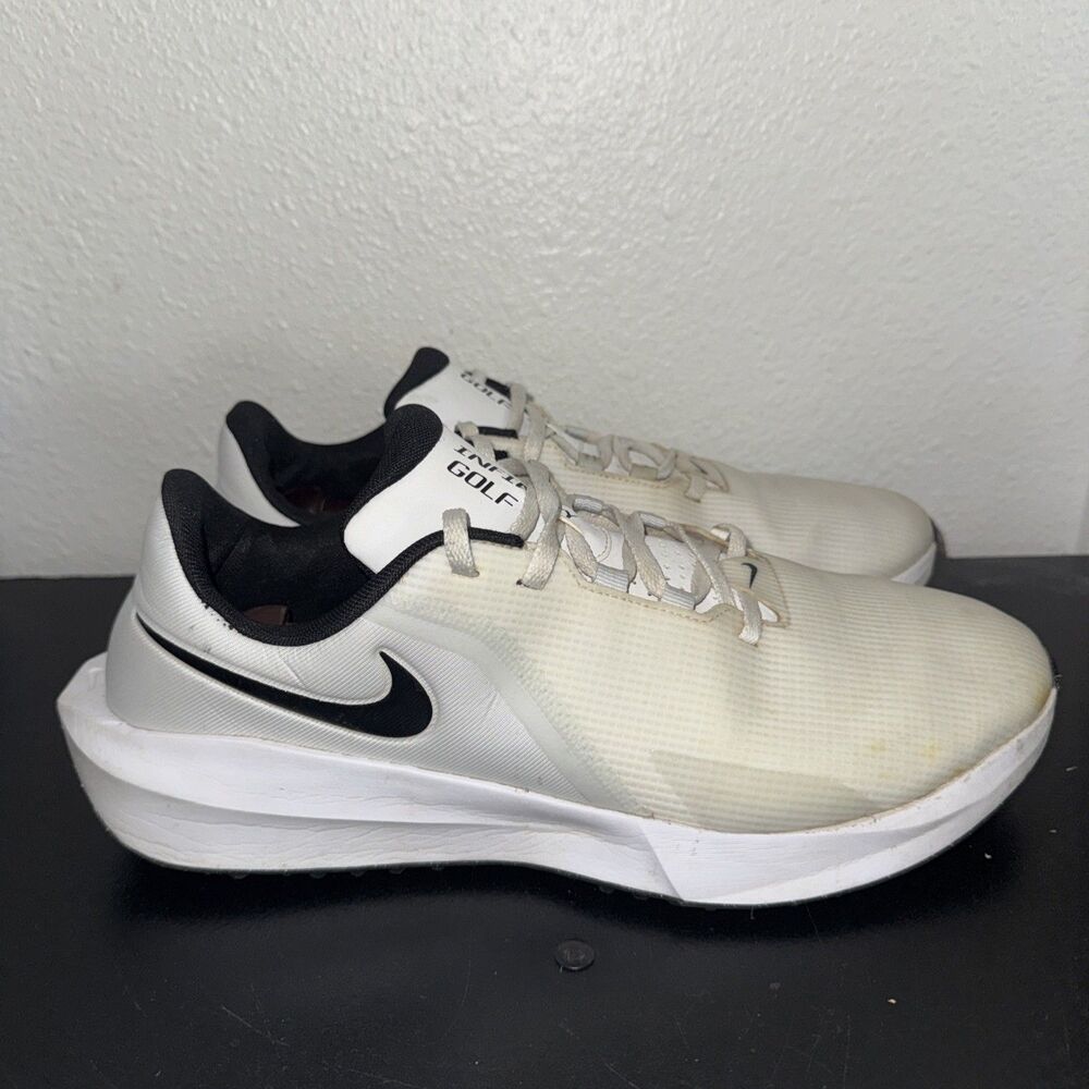 Nike Infinity Golf Next Nature Wide White Black FN0565 -100 Mens Size 12